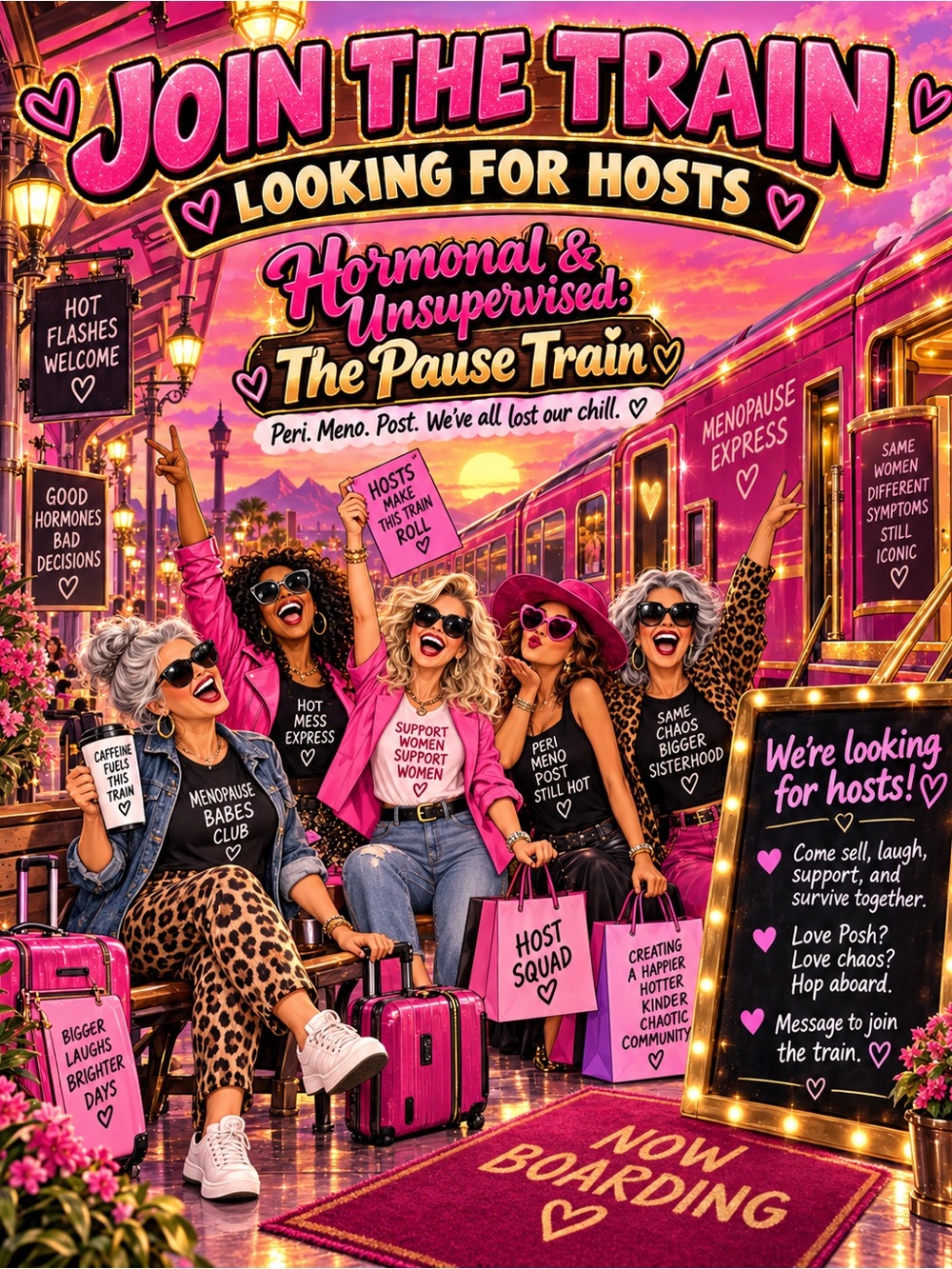 🔥🚂 ALL ABOARD THE HORMONAL & UNSUPERVISED: THE PAUSE TRAIN! 🚂🔥 - Picture 3 of 3
